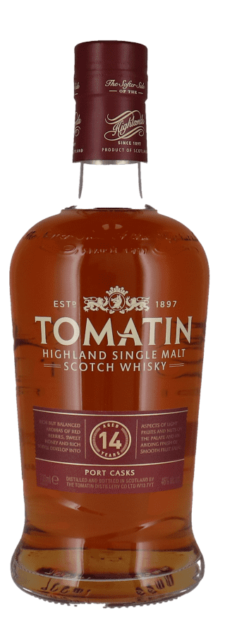 Tomatin 14 Years Port Cask Highland Single Malt Whisky Tomatin Distillery