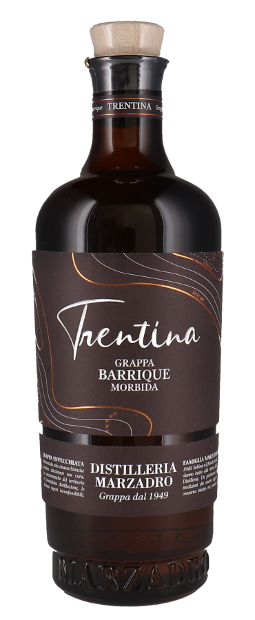 Trentina Grappa Invecchiata Morbida Barrique Distilleria Marzadro